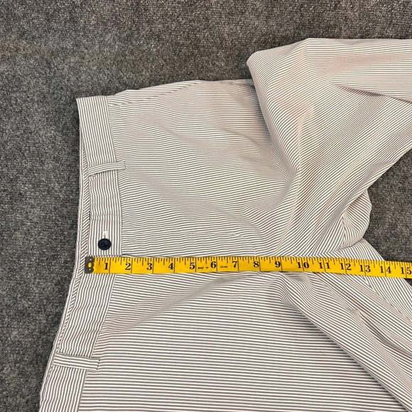 Nike Golf Mens Dri-Fit Pinstripe Pants Gray White 36x30 Performance Style 433251 - Picture 12 of 14